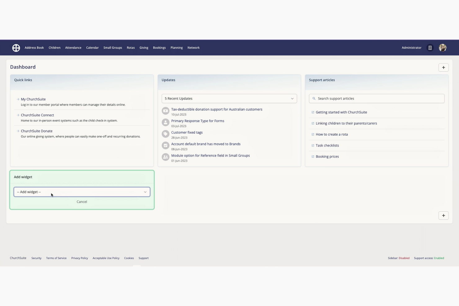 screenshot - ChurchSuite Review: Pros, Cons, Features &amp; Pricing