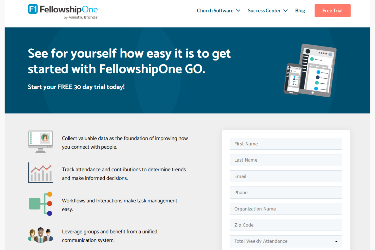 screenshot - FellowshipOne Review: Pros, Cons, Features &amp; Pricing