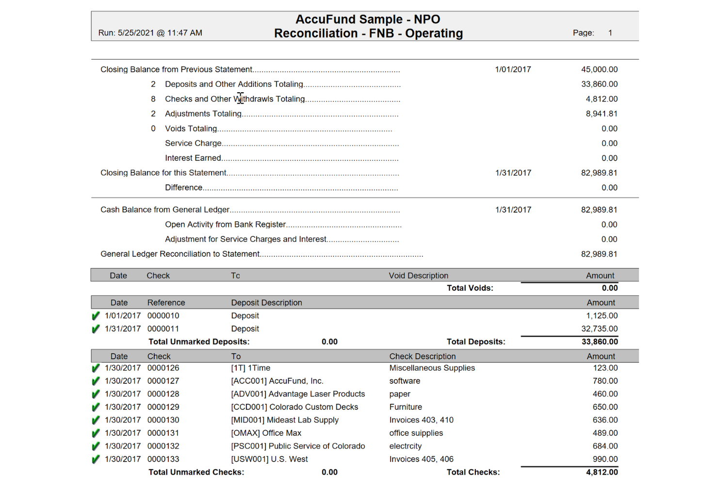 screenshot - AccuFund Review: Pros, Cons, Features, and Pricing