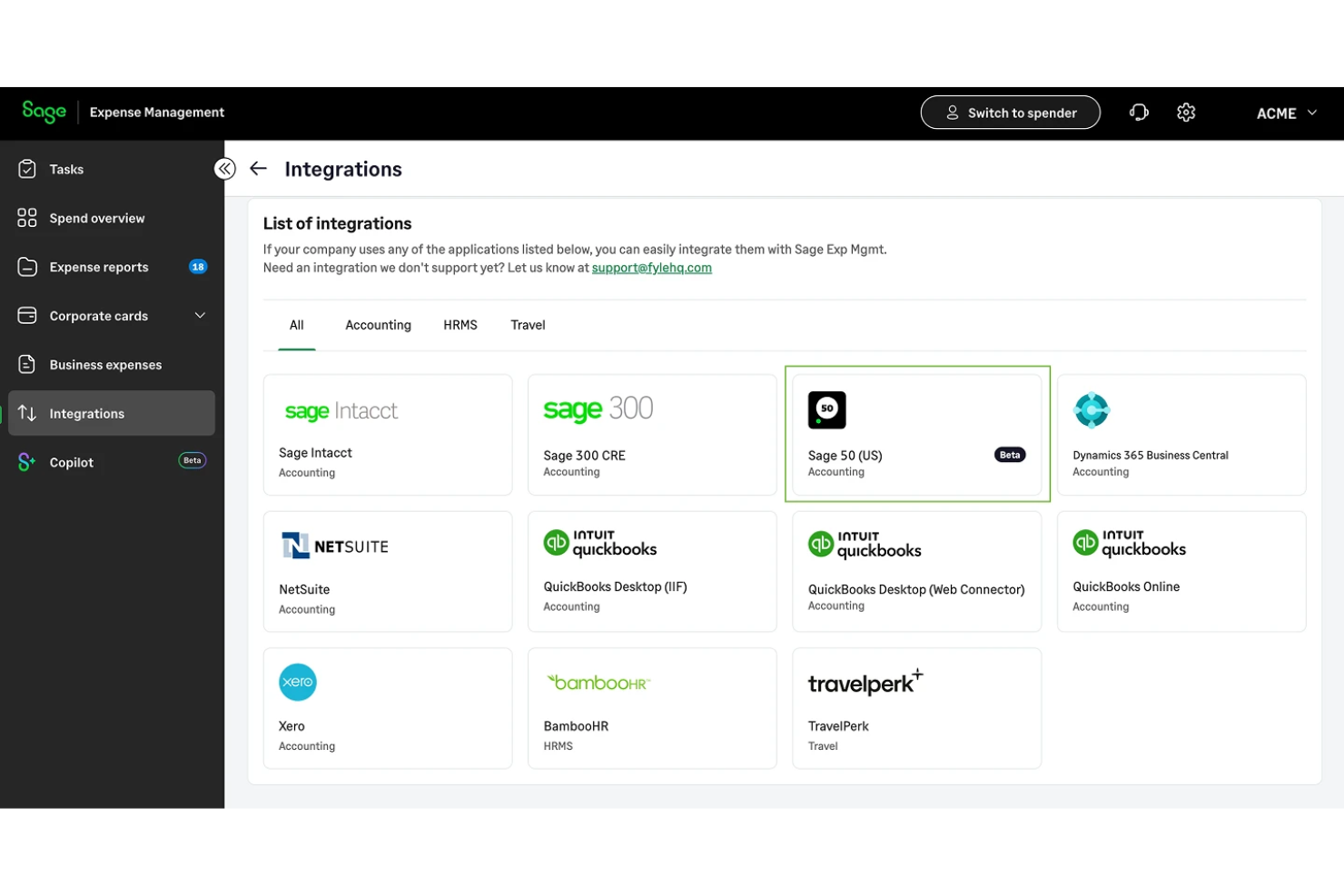 screenshot - Sage Expense Management (formerly Fyle) Review: Pros, Cons, Features and Pricing