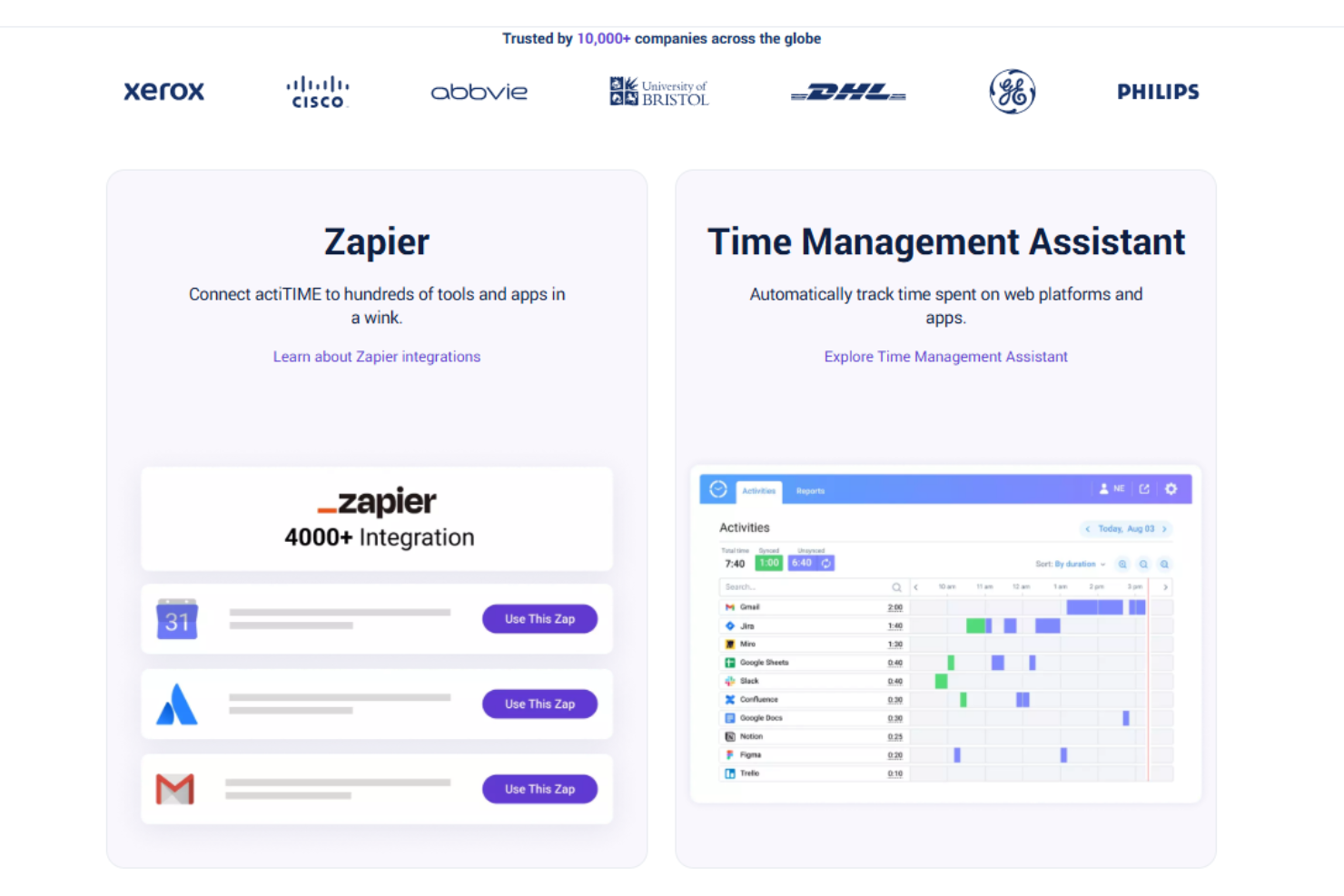 screenshot - actiTIME Review: Pros, Cons, Features, and Pricing