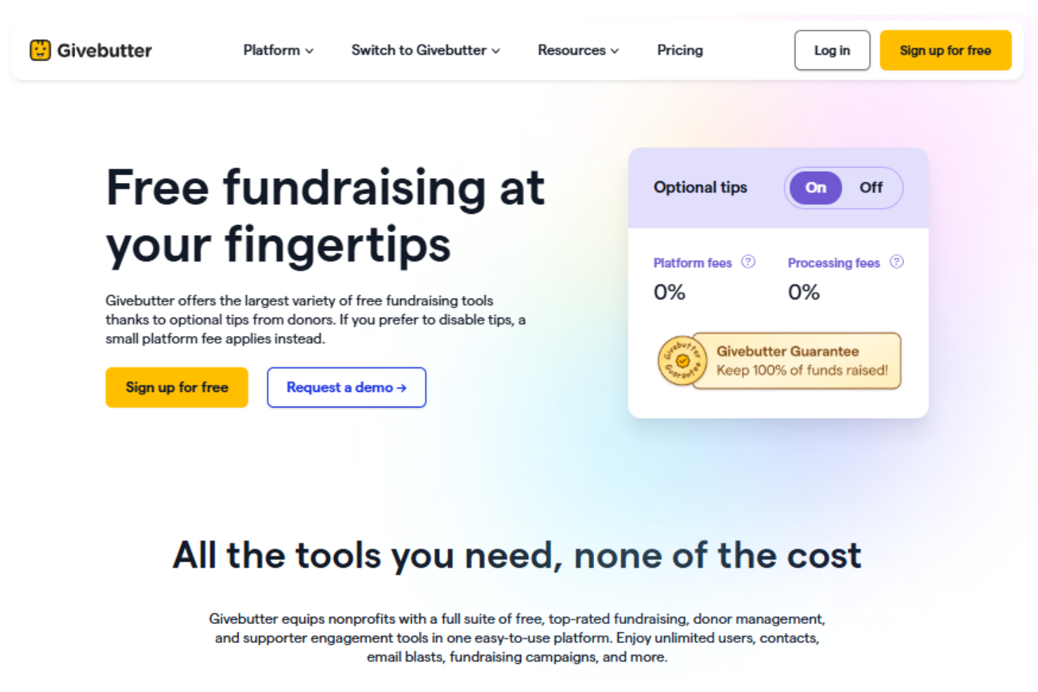 screenshot - Givebutter Review: Pros, Cons, Features, and Pricing Explained