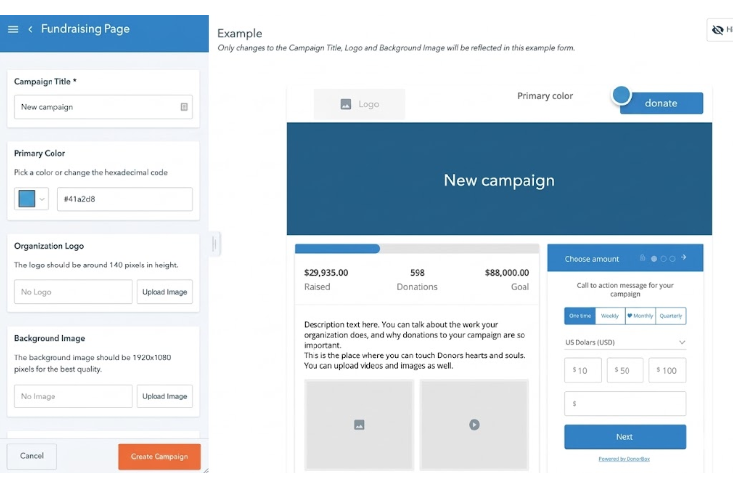 screenshot - Donorbox Review: Pros, Cons, Features, and Pricing Explained