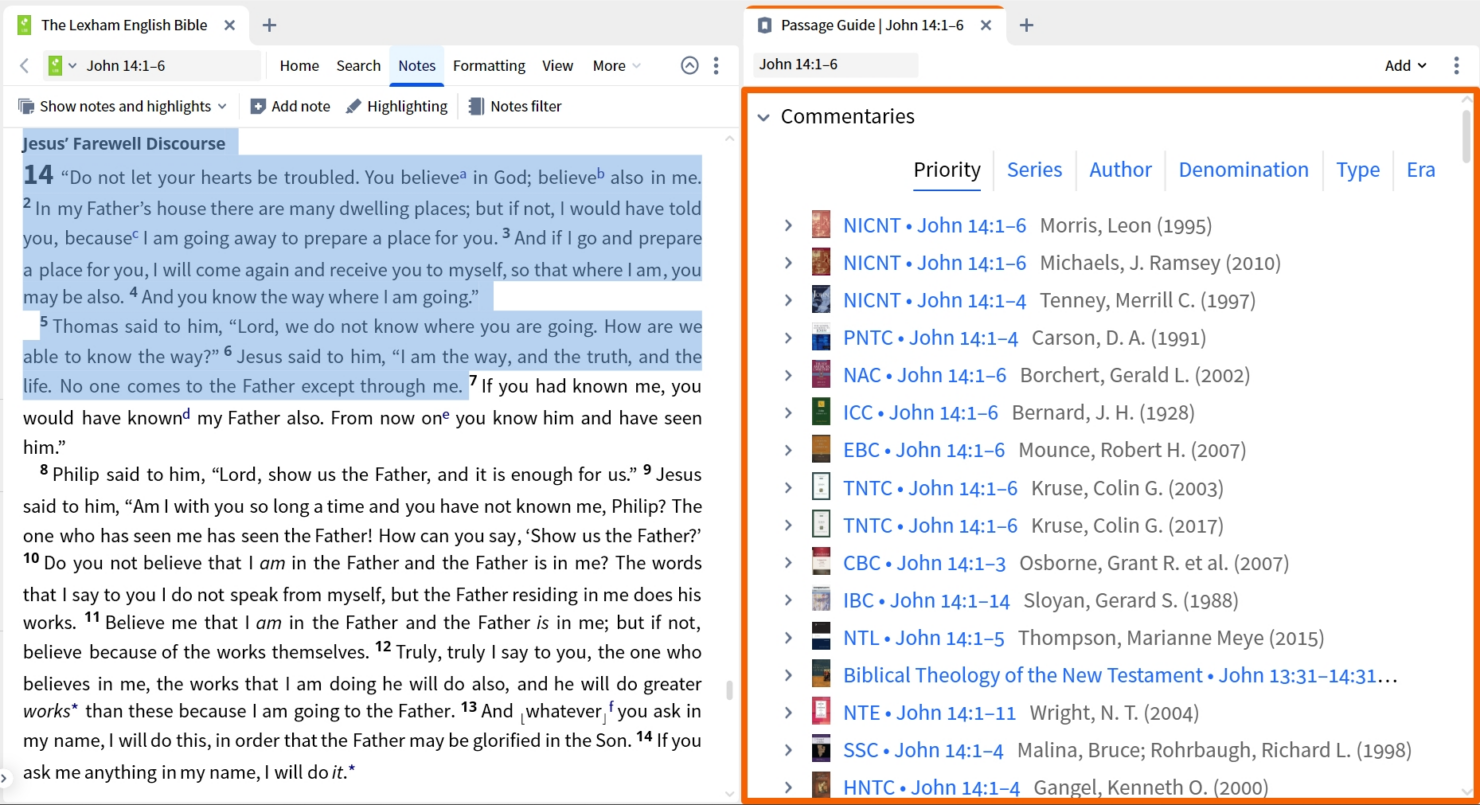 screenshot - Logos Bible Software Review: Key Features, Pros, Cons, and Pricing Explained