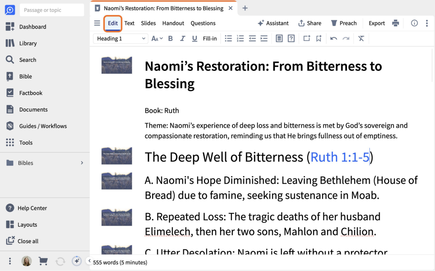 screenshot - Logos Bible Software Review: Key Features, Pros, Cons, and Pricing Explained