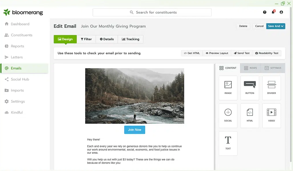 screenshot - Bloomerang Review: Key Features, Pros, Cons, and Updated Pricing