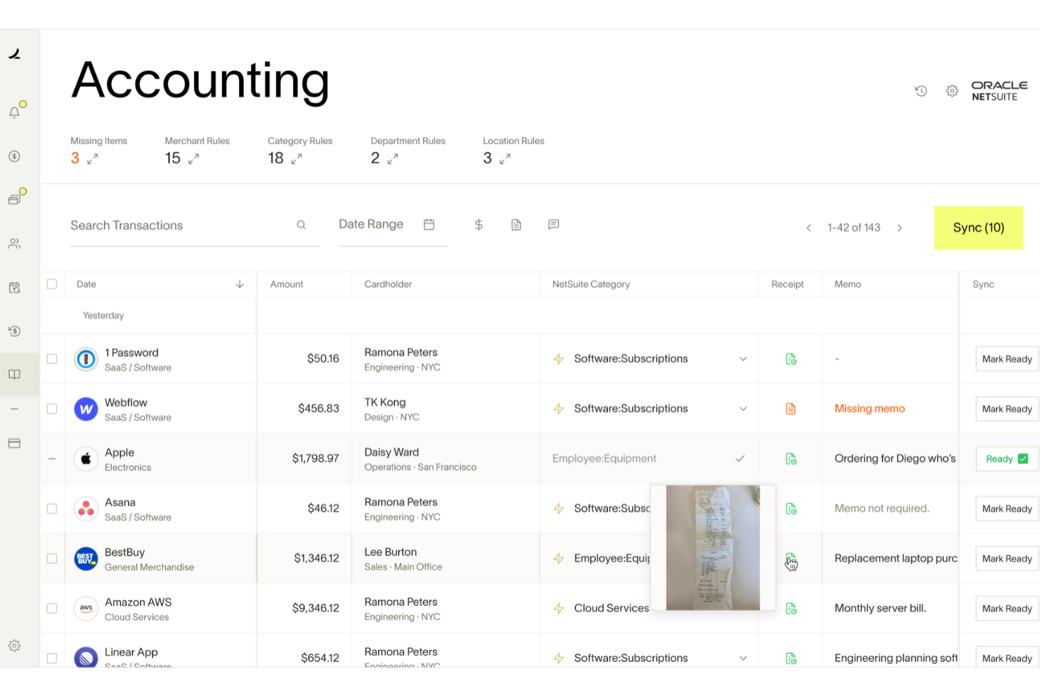 Ramp screenshot - 10 meilleures alternatives à QuickBooks évaluées en 2026