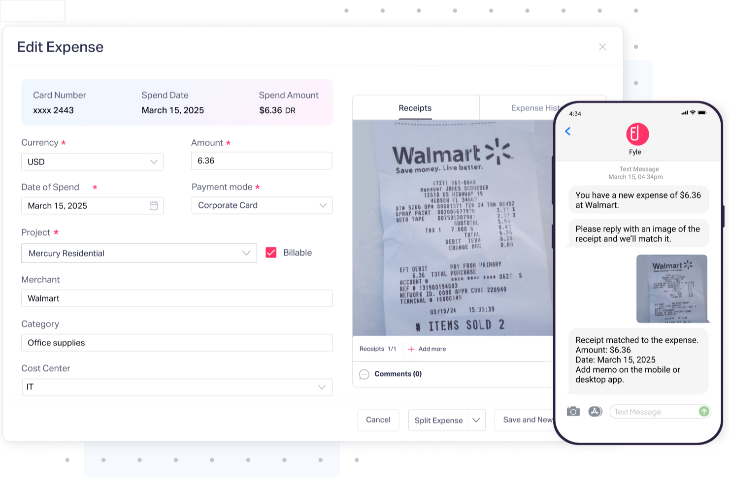 Sage Expense Management (formerly Fyle) screenshot - 10 Beste QuickBooks-Alternativen bewertet im Jahr 2026