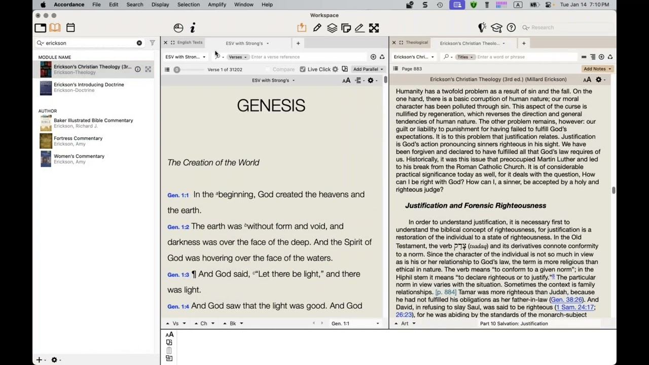 Accordance screenshot - 10 migliori software biblici nel 2026