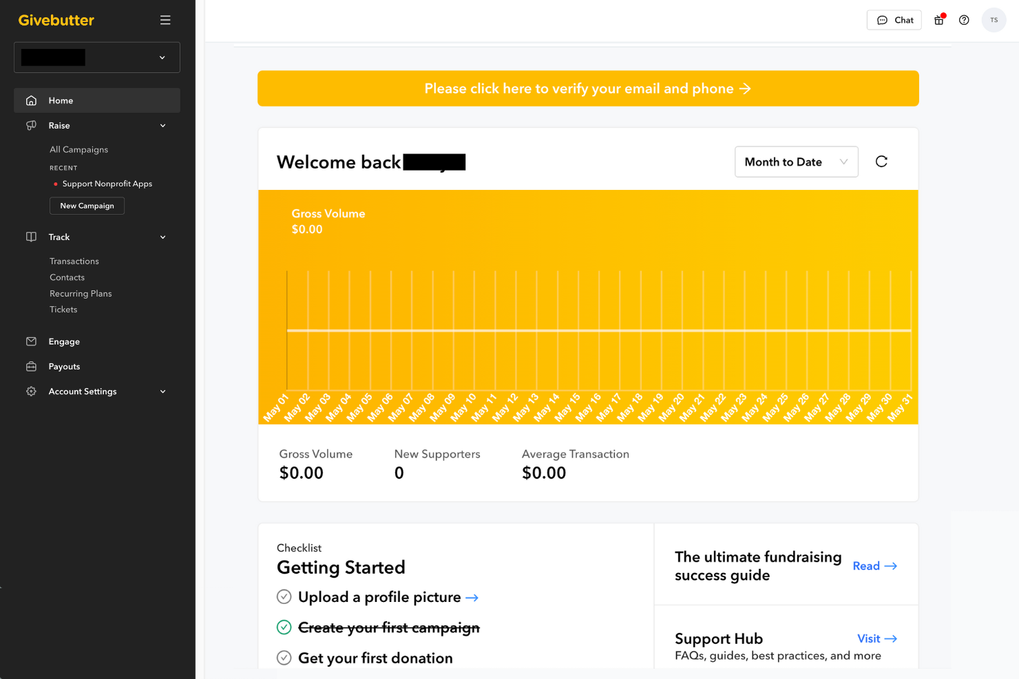 Givebutter screenshot - 10 Mejores Software de Gestión de Eventos para Organizaciones Sin Fines de Lucro en 2026