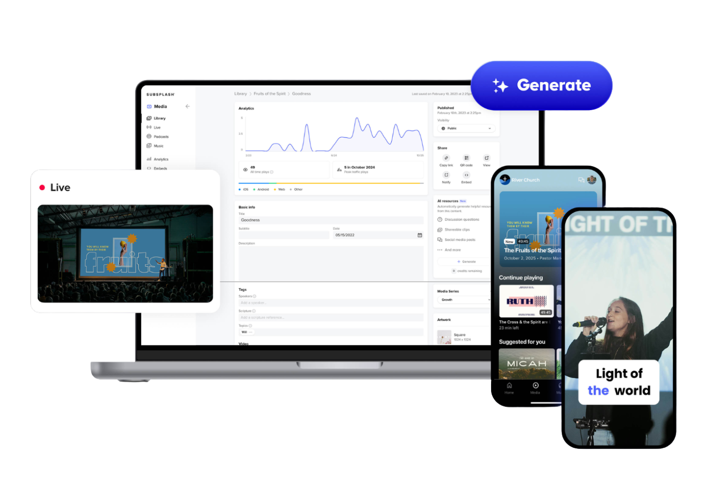 Pulpit AI screenshot - 10 Migliori Soluzioni di Marketing per Chiese con IA nel 2026