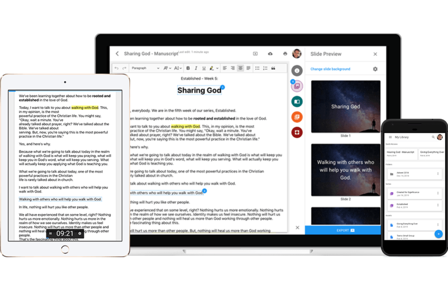 Sermon Maker screenshot - 10 Migliori Strumenti Generatori di Sermoni con IA per 2026