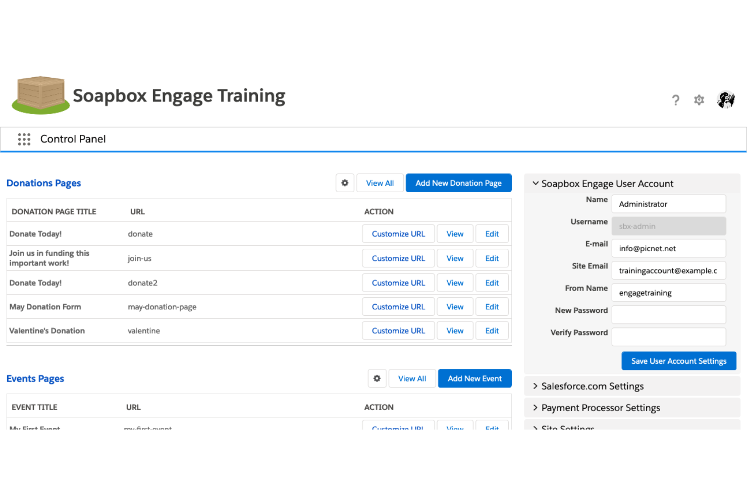 SoapBox Engage screenshot - 10 Piattaforme di Raccolta Fondi Online per 2026