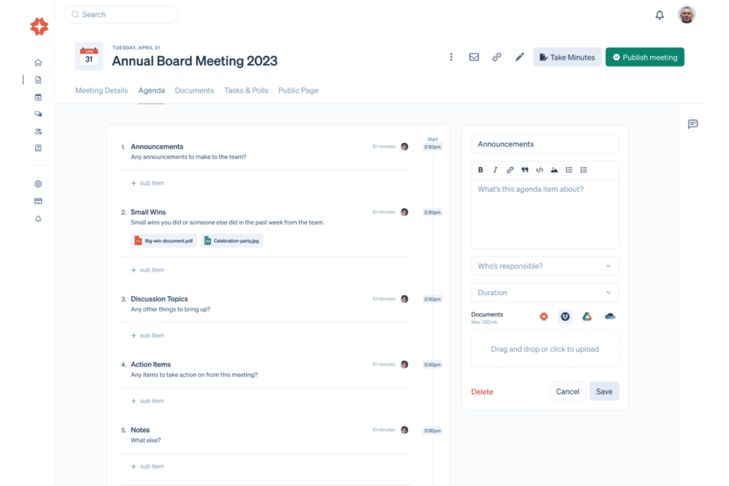 Boardable screenshot - 1 Mejores Software de Gestión de Juntas para Organizaciones Sin Fines de Lucro en 2026