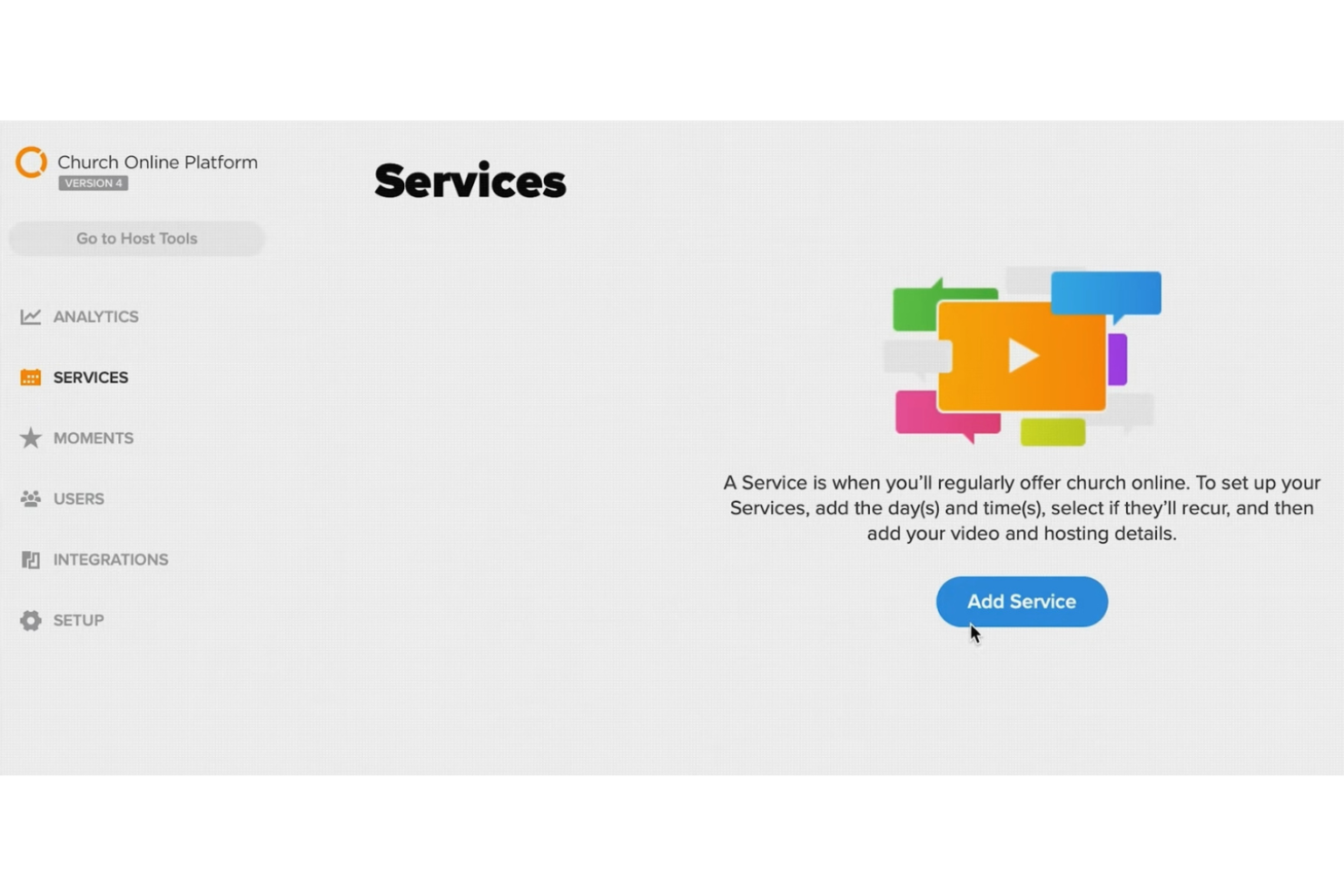 Church Online Platform screenshot - 10 Migliori Software per Chiesa Online nel 2026