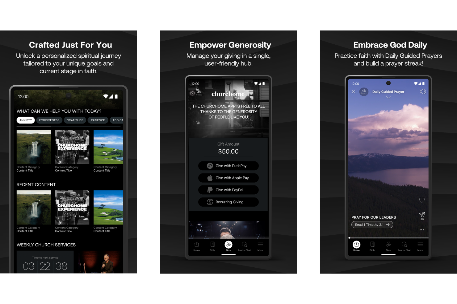 Churchome screenshot - 14 App per lo Studio della Bibbia per il 2026