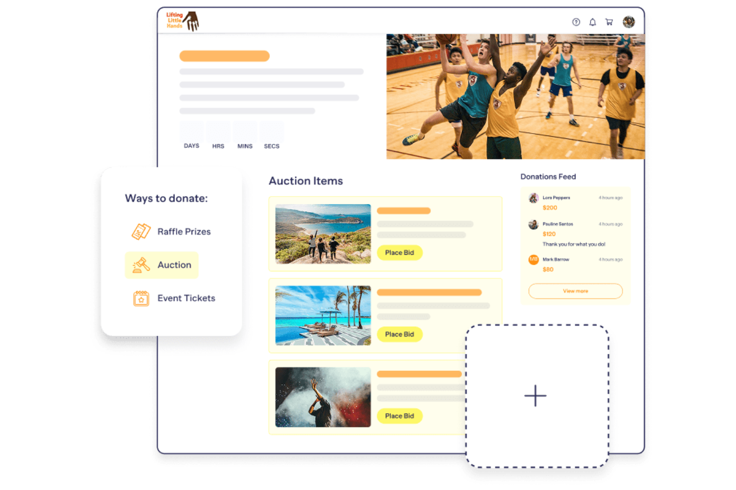 RallyUp screenshot - 10 Migliori Soluzioni Software per Aste Non Profit Recensite nel 2026