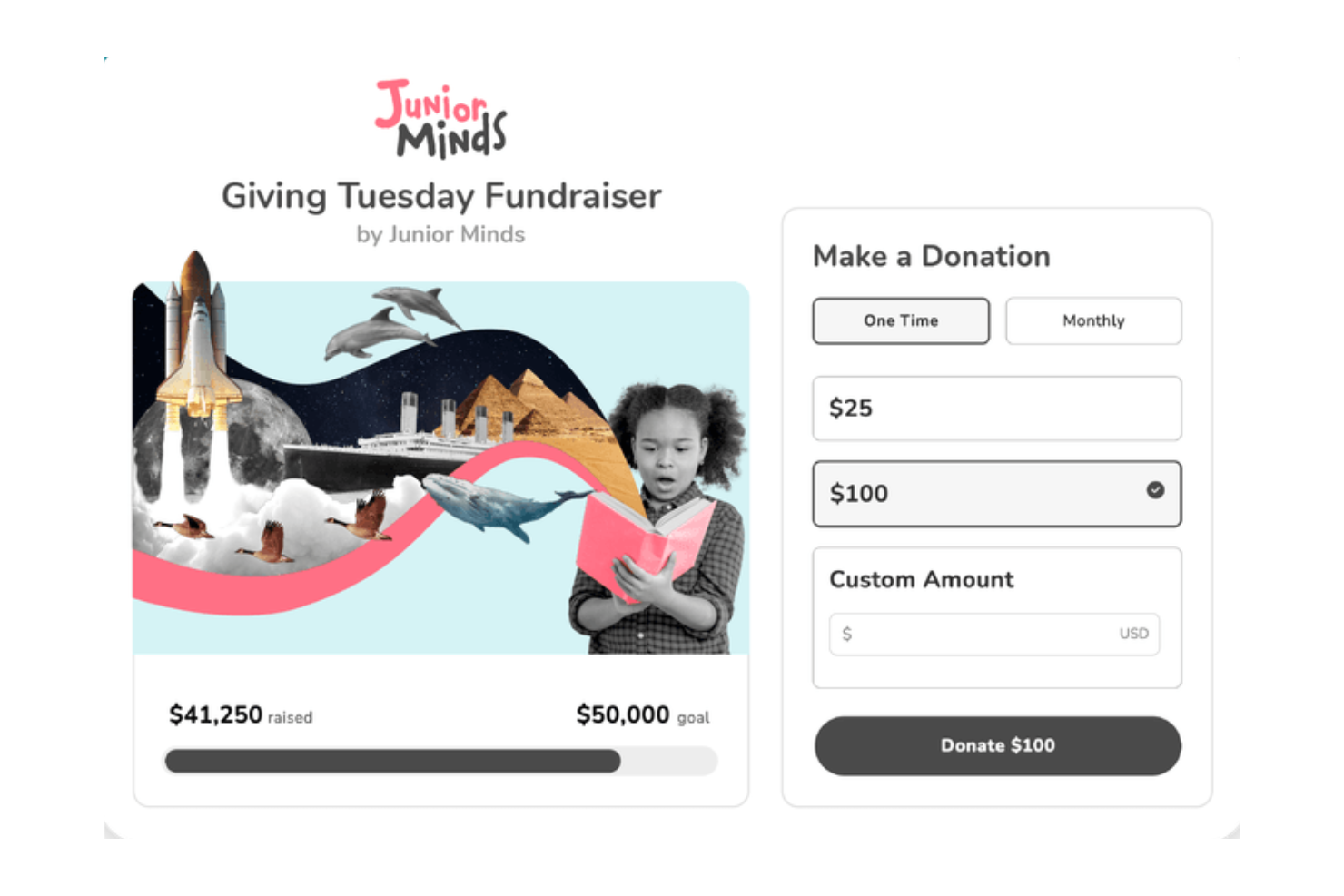 Give Lively screenshot - 10 Mejores Alternativas a GoFundMe Analizadas en 2026