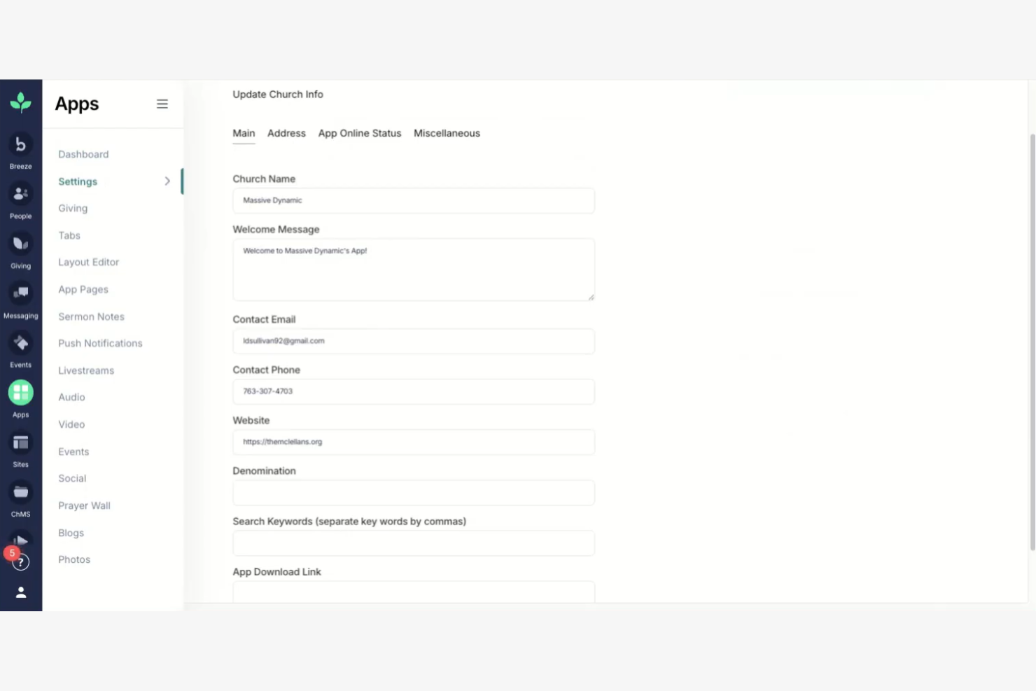 Tithe.ly screenshot - I 10 Migliori Software per l’Organizzazione della Chiesa Recensiti nel 2026