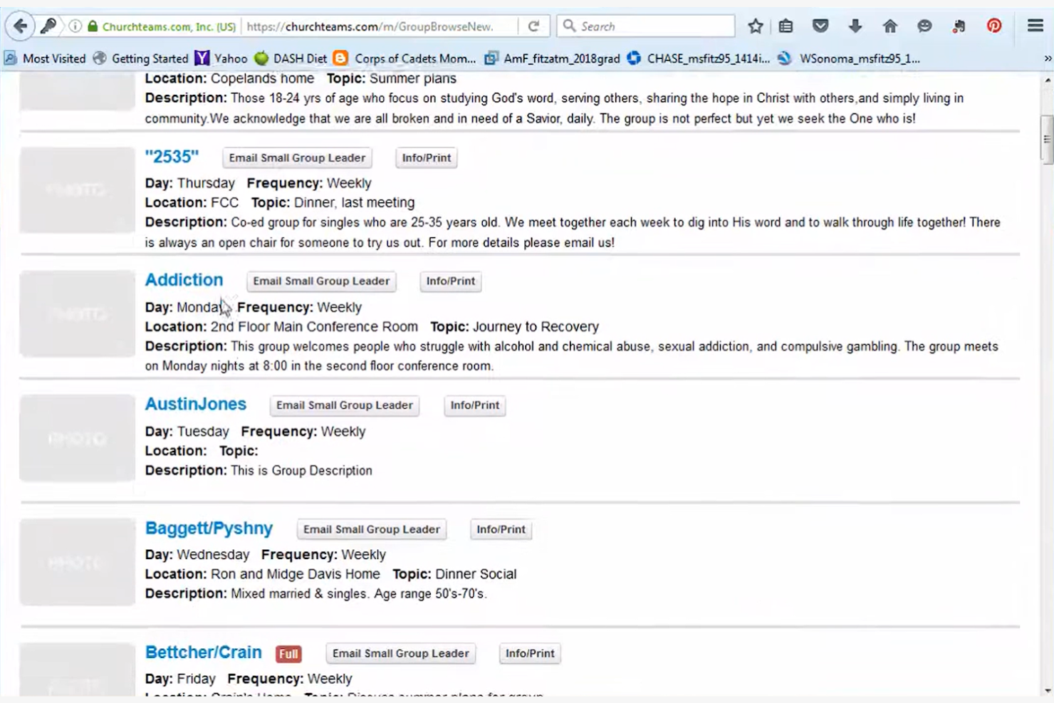 Churchteams screenshot - 10 Mejores Software de Organización de Iglesias Revisados en 2026