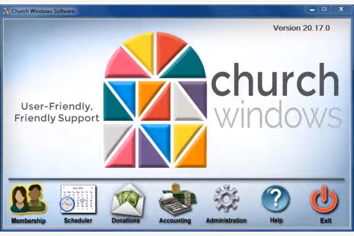 Church Windows screenshot - 10 migliori software per l’organizzazione delle chiese recensiti nel 2026