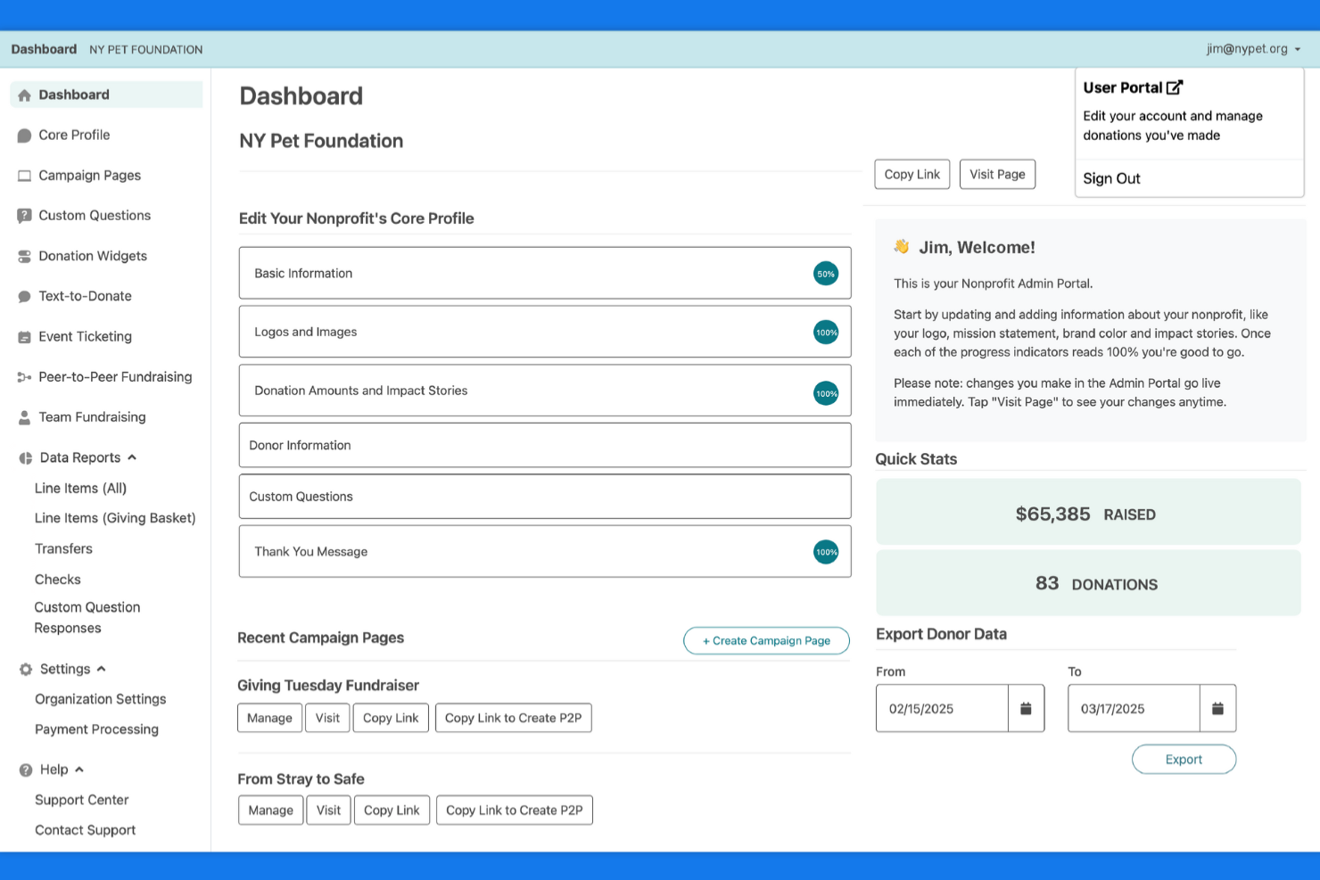 Give Lively screenshot - 10 Mejores Plataformas de Donación por SMS Analizadas en 2026