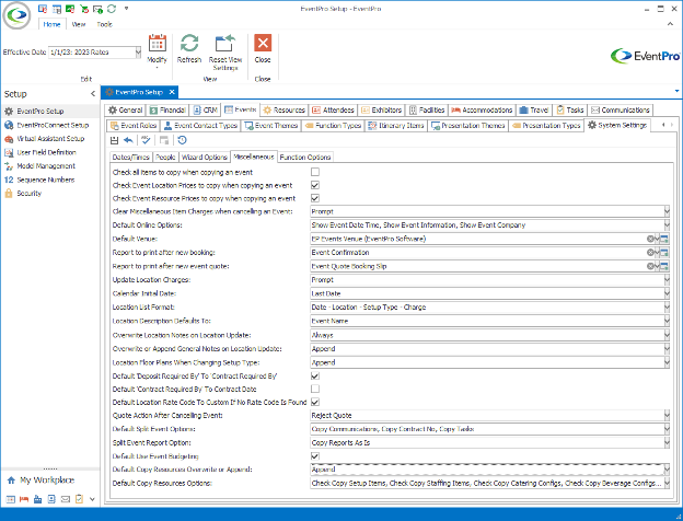 EventPro screenshot - 10 migliori software per la pianificazione delle attività in chiesa recensiti nel 2026