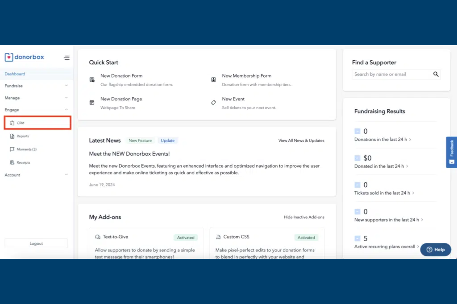 Donorbox screenshot - 10 Migliori Soluzioni Gratuite per le Donazioni in Chiesa Recensite nel 2026