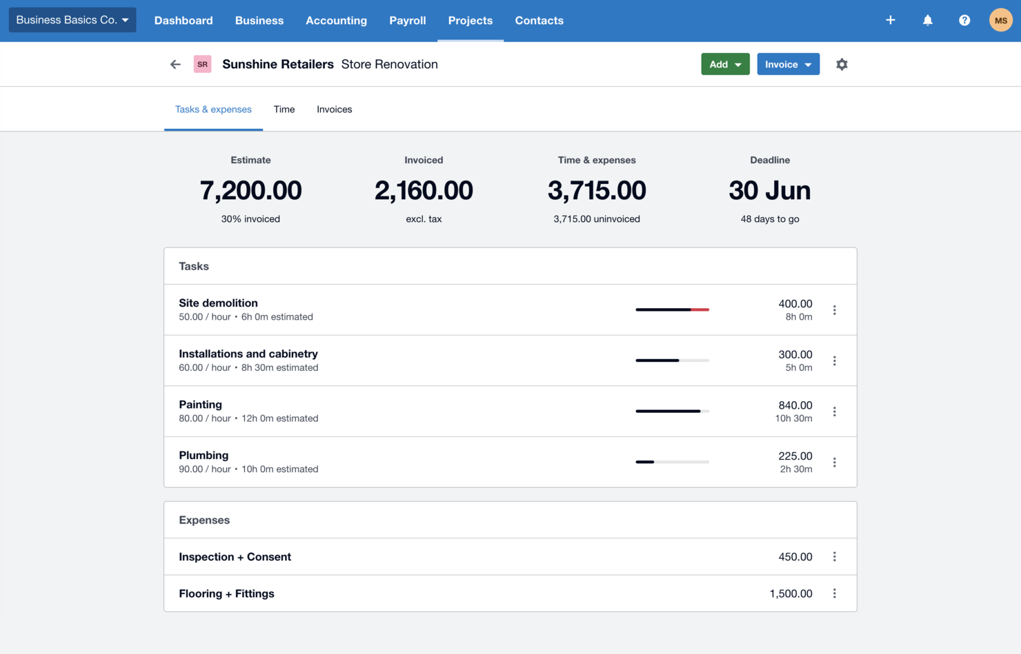 Xero screenshot - 10 Migliori alternative a Fyle recensite nel 2026