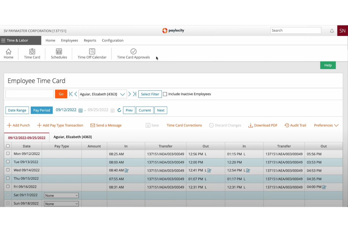 Paylocity screenshot - 10 migliori alternative a OnPay recensite nel 2026