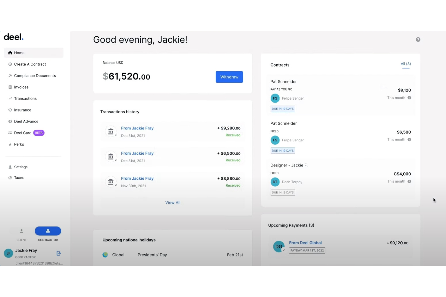 Deel Payroll screenshot - 10 migliori alternative a OnPay recensite nel 2026