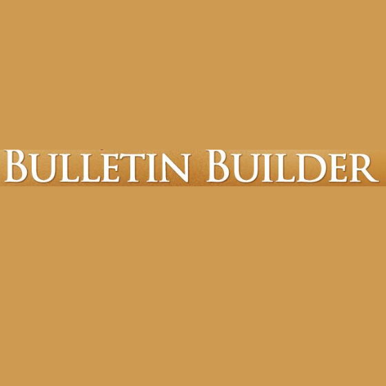 Bulletin Builder screenshot - 10 Mejores Programas para Boletines de la Iglesia Evaluados en 2026