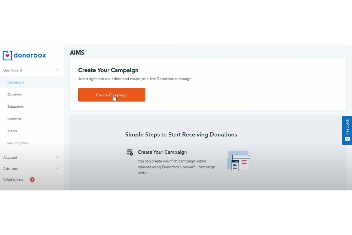 Donorbox screenshot - 10 migliori soluzioni gratuite per l’elaborazione di carte di credito per organizzazioni non profit nel 2026