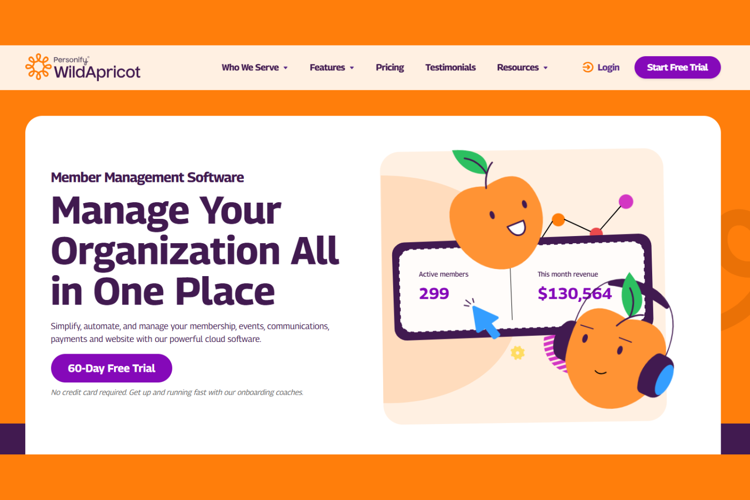 WildApricot screenshot - 10 Mejores Programas para Directorios de Miembros Analizados en 2026