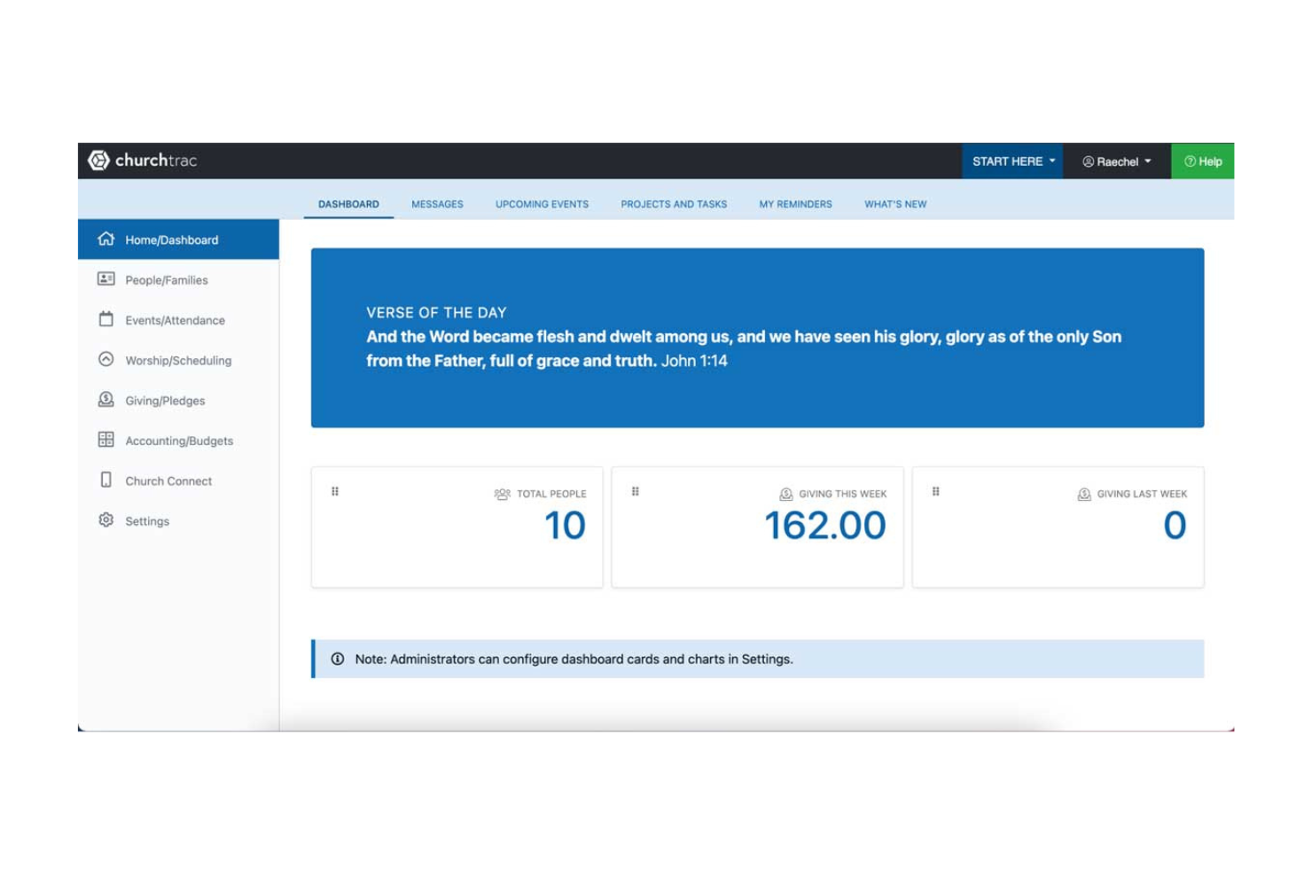 ChurchTrac screenshot - 10 Mejores Alternativas a DonorPerfect Analizadas en 2026