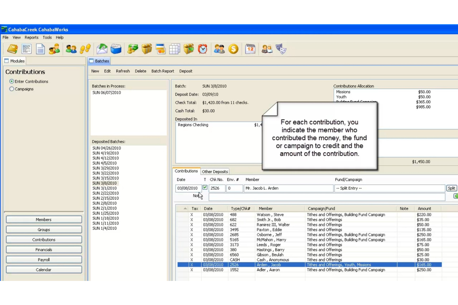CahabaWorks screenshot - 10 Mejores Alternativas a Flocknote Analizadas en 2026