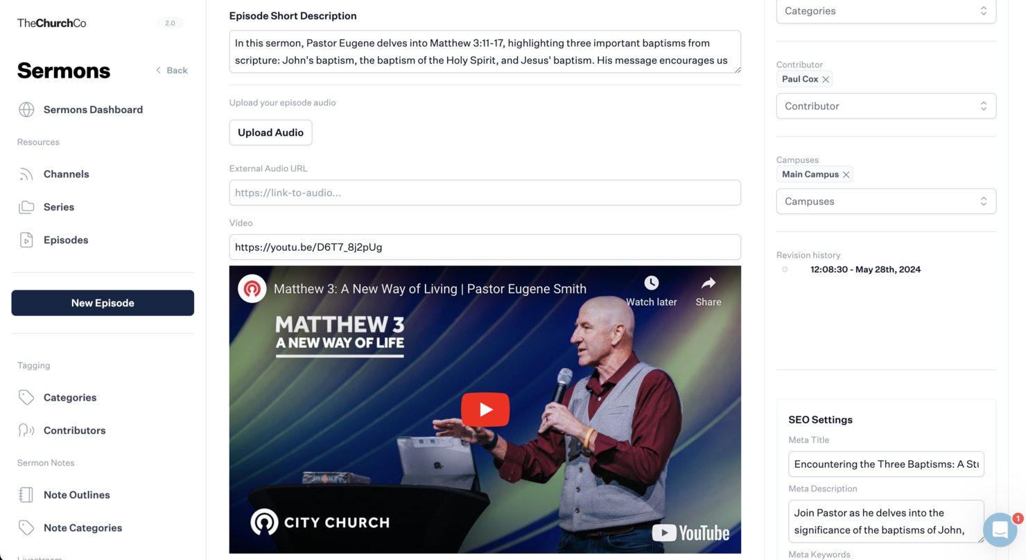 The Church Co screenshot - 10 Mejores Alternativas a Wix Analizadas en 2026