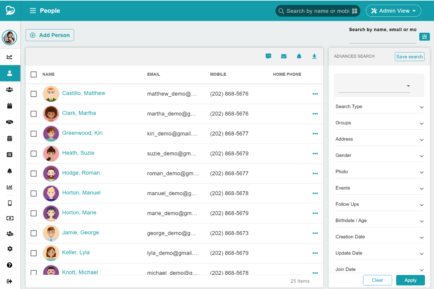 ChMeetings screenshot - 10 Migliori Alternative a Hivebrite Recensite nel 2026