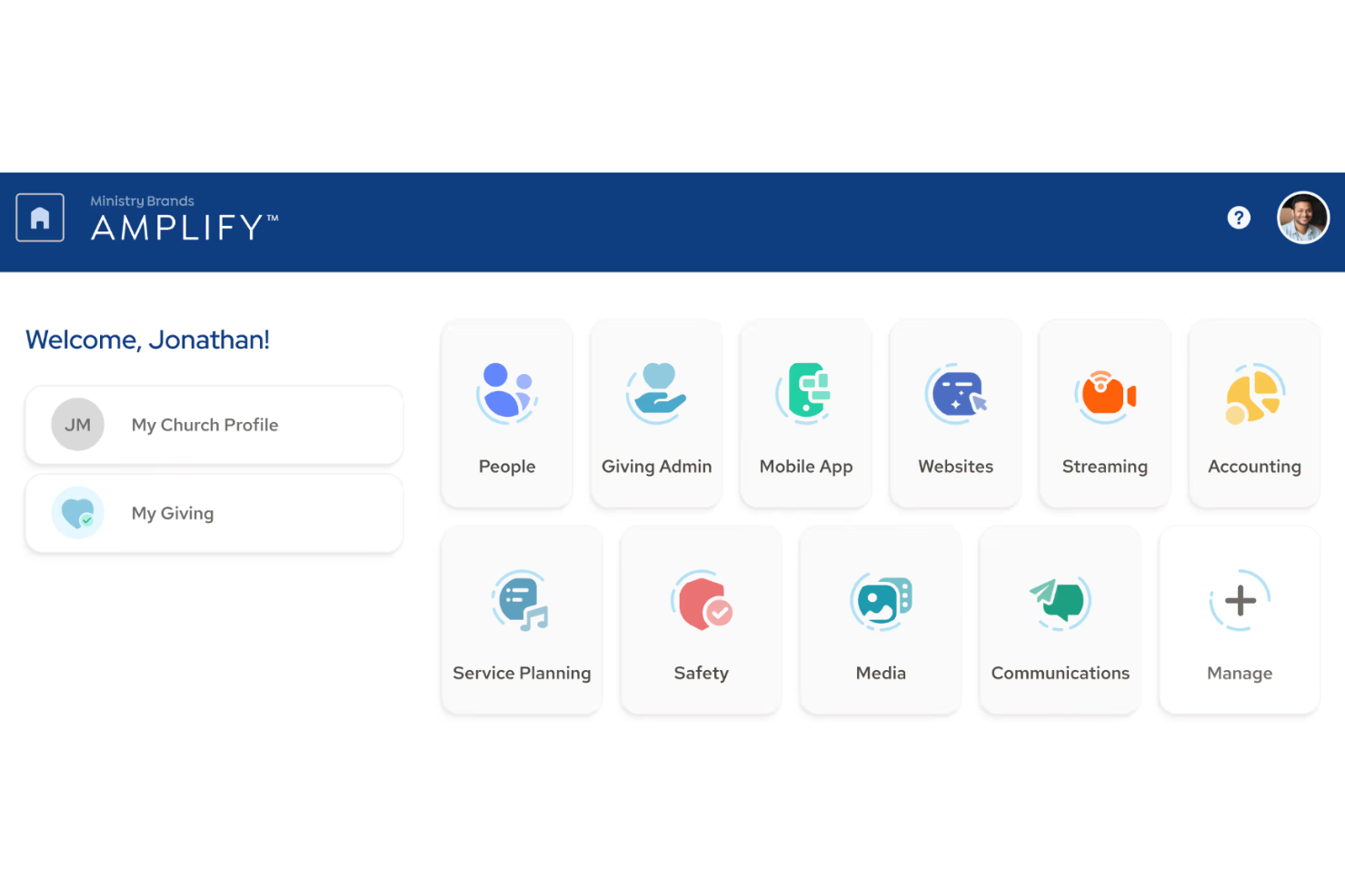Ministry Brands screenshot - 10 Mejores Aplicaciones para Construir Comunidad de Iglesia Revisadas en 2026
