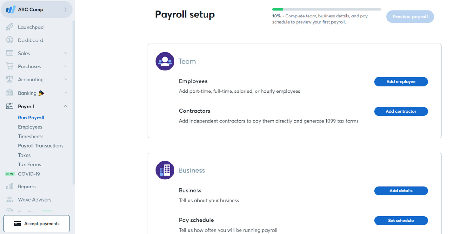 WAVE screenshot - 10 Mejores Competidores de Paylocity Analizados en 2026