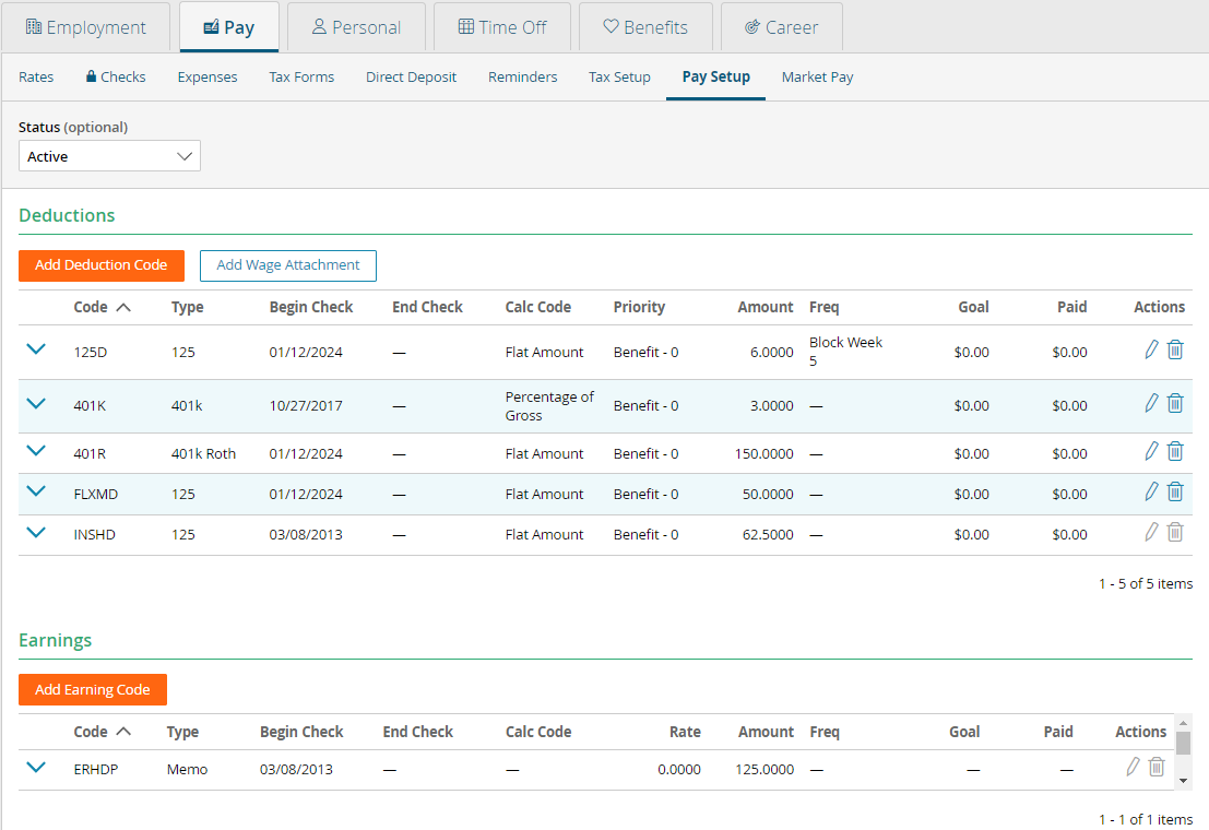 Paylocity screenshot - 10 Mejores Competidores de Deel Revisados en 2026