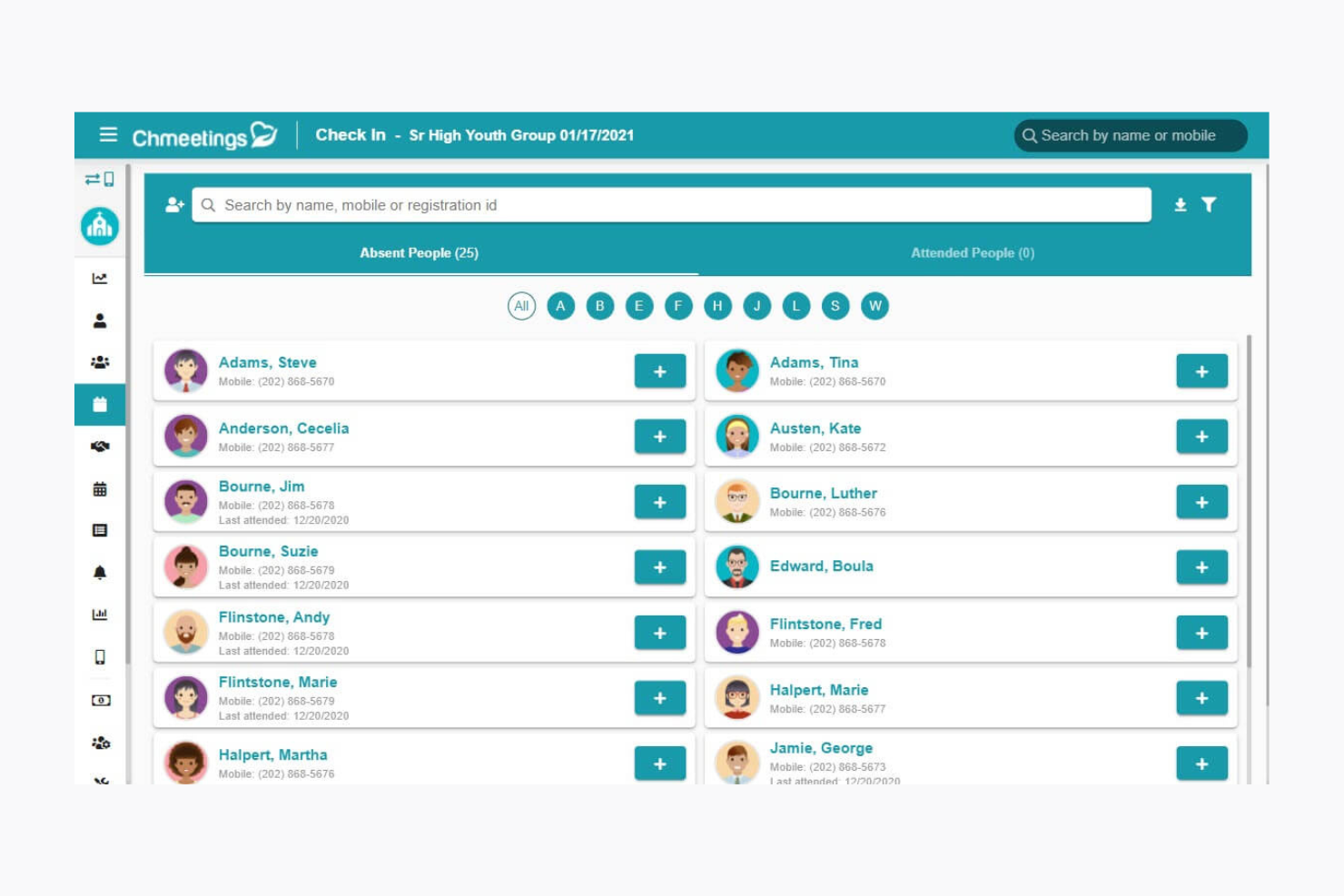 ChMeetings screenshot - 10 Mejores Software de Directorio de Iglesias Revisados en 2026