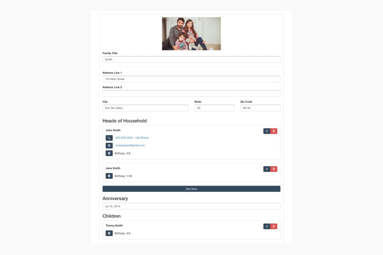 The Church Connectory screenshot - 10 Migliori Soluzioni per Directory Parrocchiale Recensite nel 2026