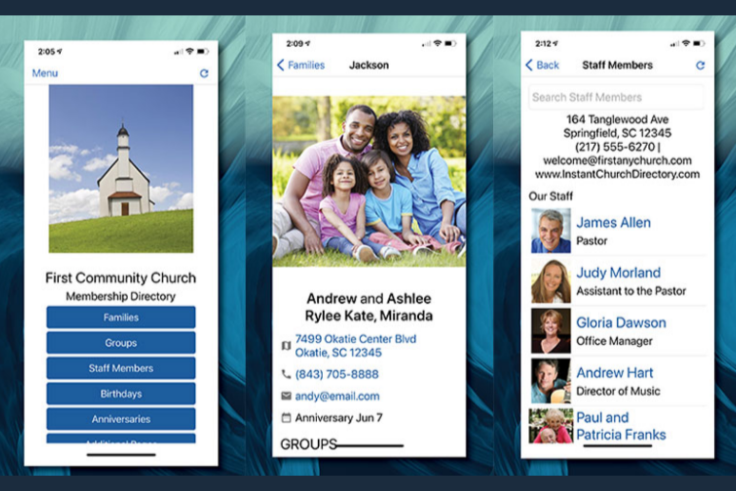 Instant Church Directory screenshot - 10 Migliori App per Elenco Membri della Chiesa Recensite nel 2026