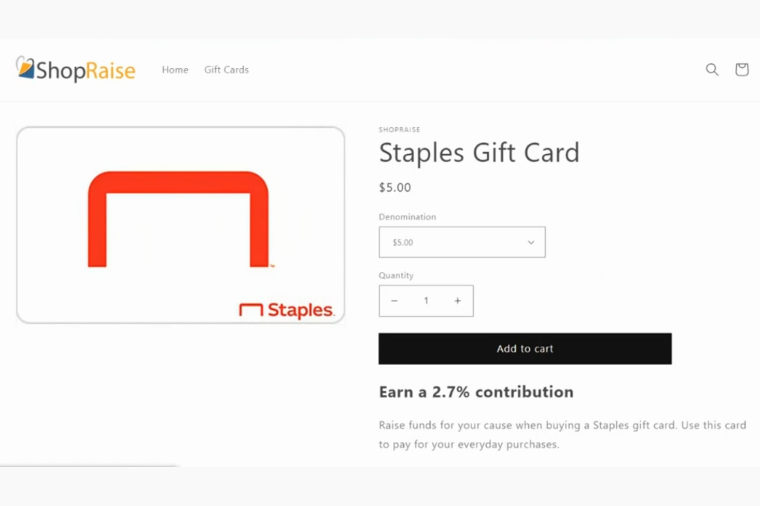 ShopRaise screenshot - 10 Migliori Software di Donazione Gratuiti Recensiti nel 2026