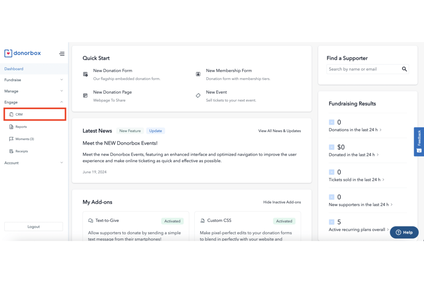 Donorbox screenshot - 10 Migliori Software Gratuiti per la Gestione dei Donatori Recensiti nel 2026