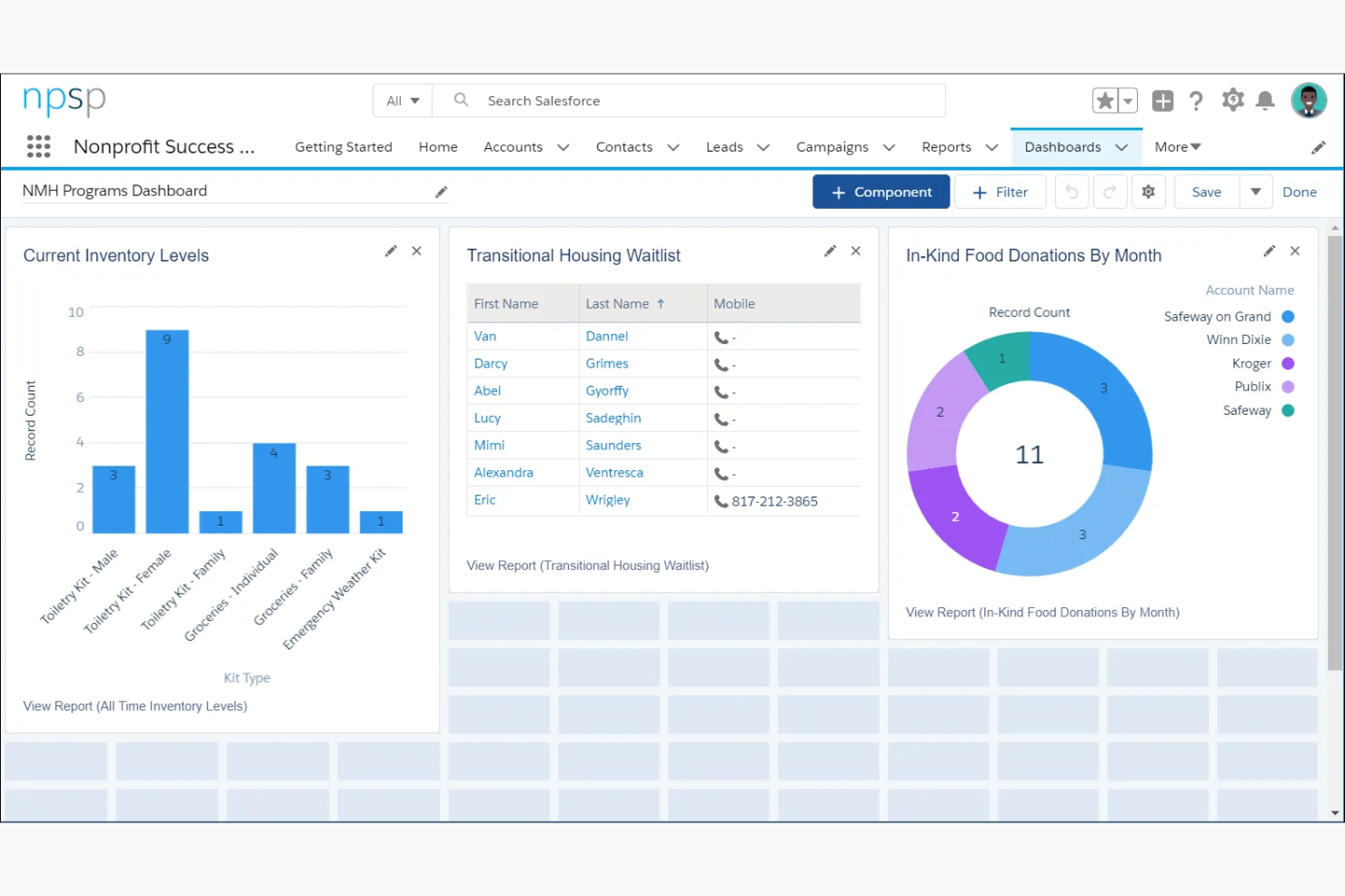 Salesforce for Nonprofits screenshot - 10 migliori soluzioni software per la gestione delle donazioni in chiesa recensite nel 2026