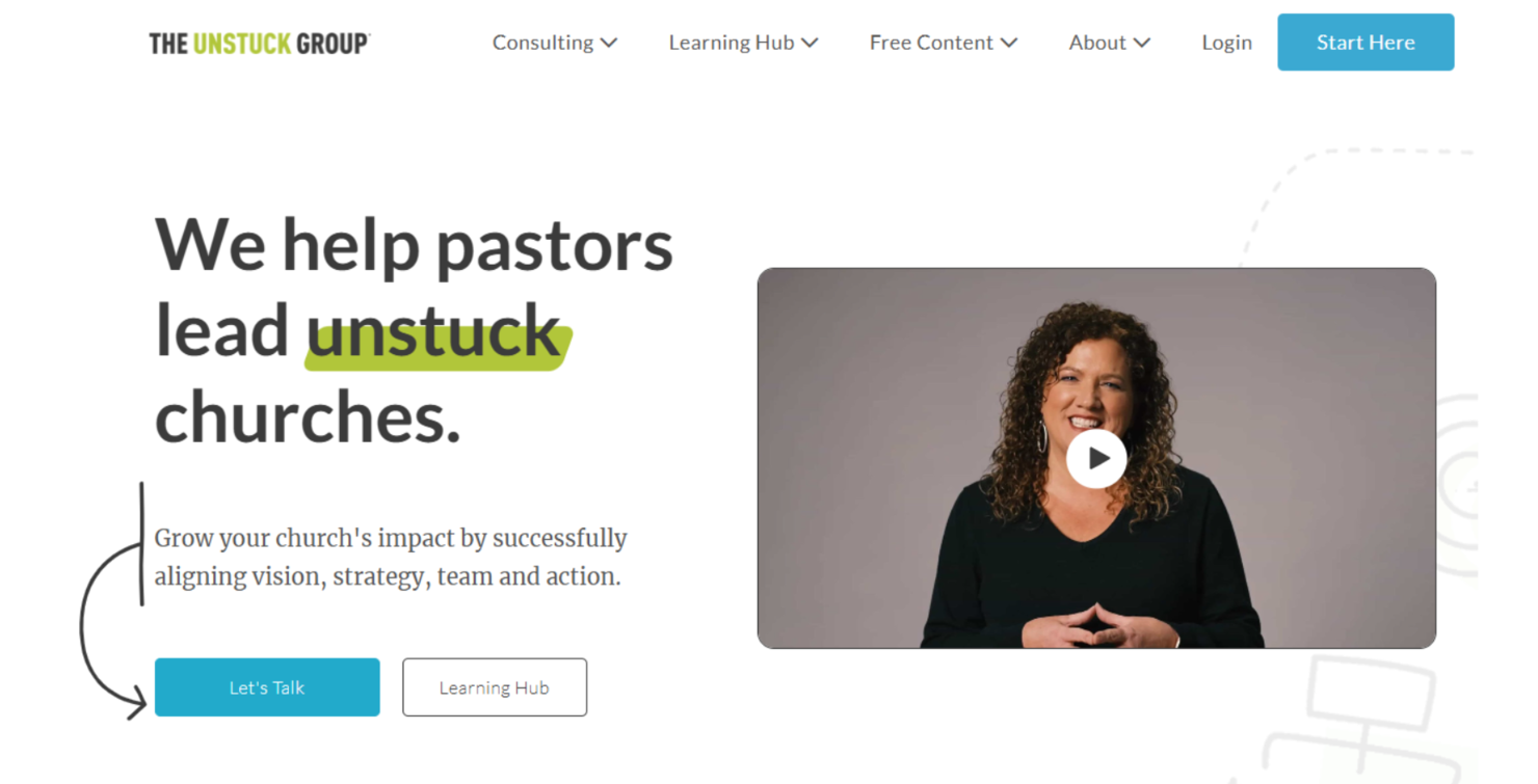The Unstuck Group screenshot - 10 Migliori Società di Consulenza per Non Profit Recensite nel 2026