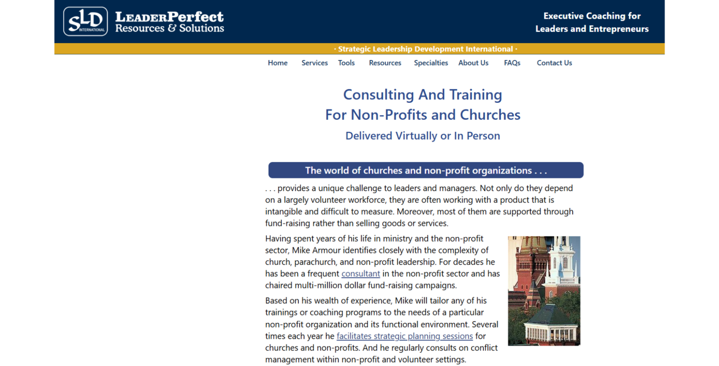 LeaderPerfect screenshot - 10 Migliori Società di Consulenza per Non Profit Recensite nel 2026