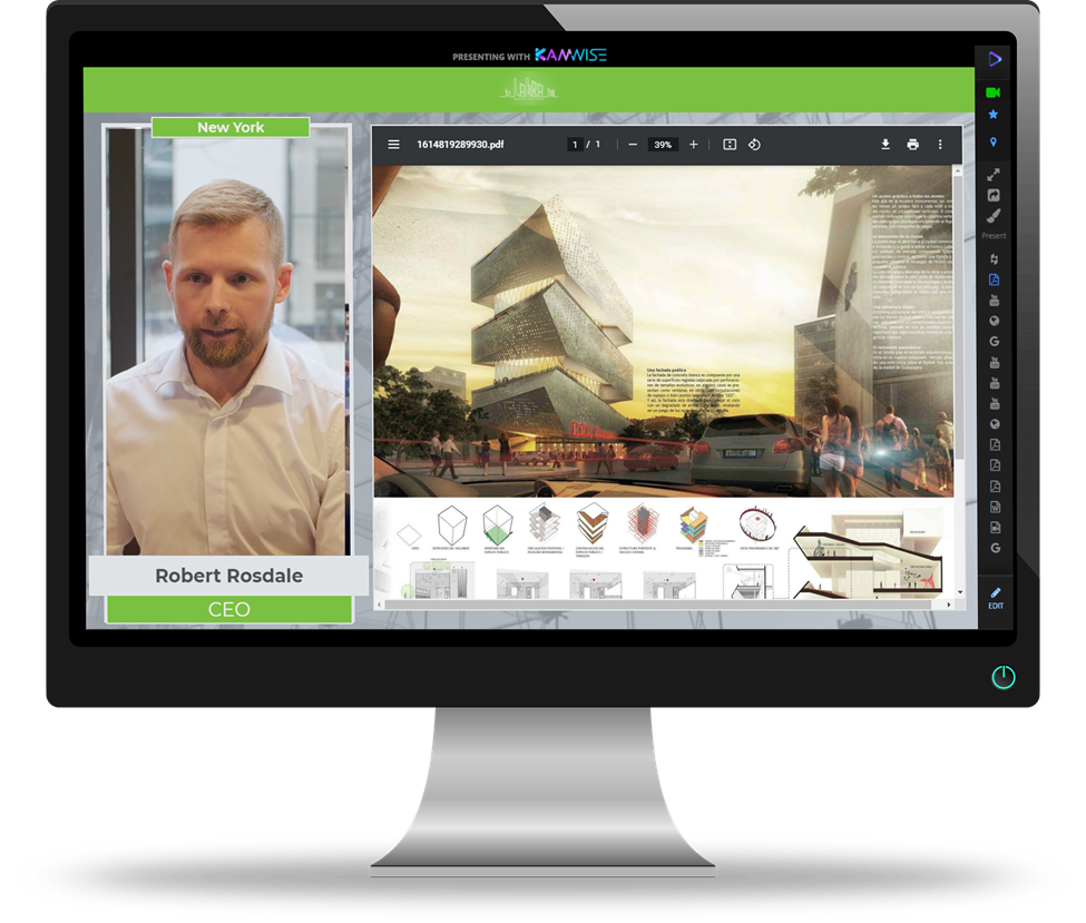 KAMWISE screenshot - 10 Migliori Software per Presentazioni di Culto per Chiese 2026